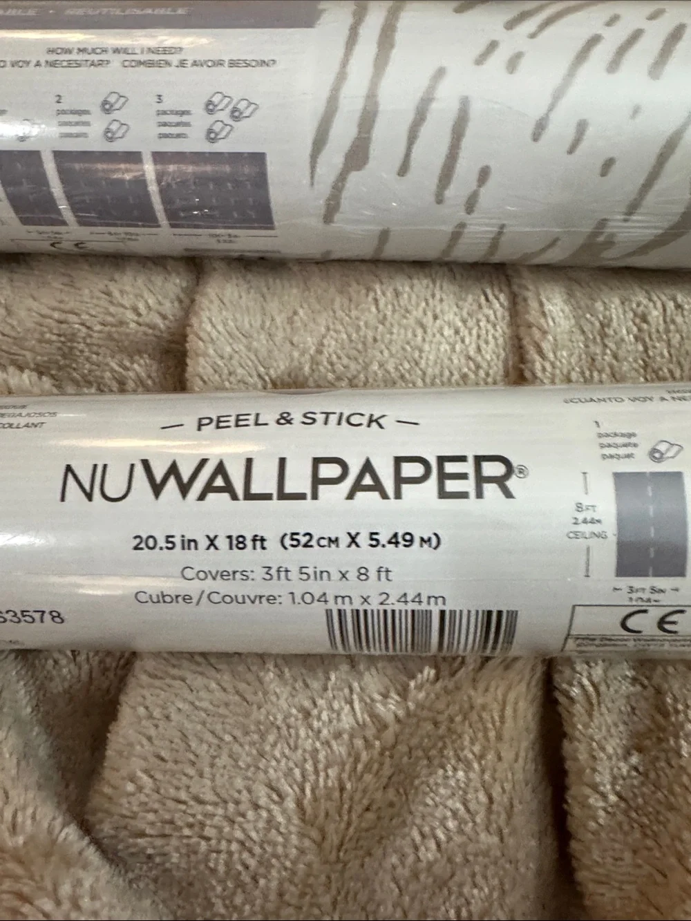 Beige Floral Peel & Stick Wallpaper - Neutral Beige